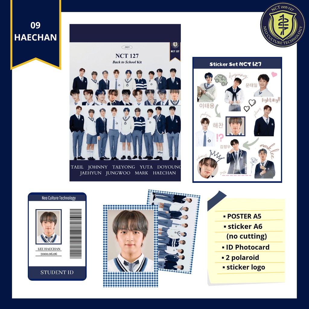 FANKIT NCT 127 BACK TO SCHOOL (UNOFFICIAL)