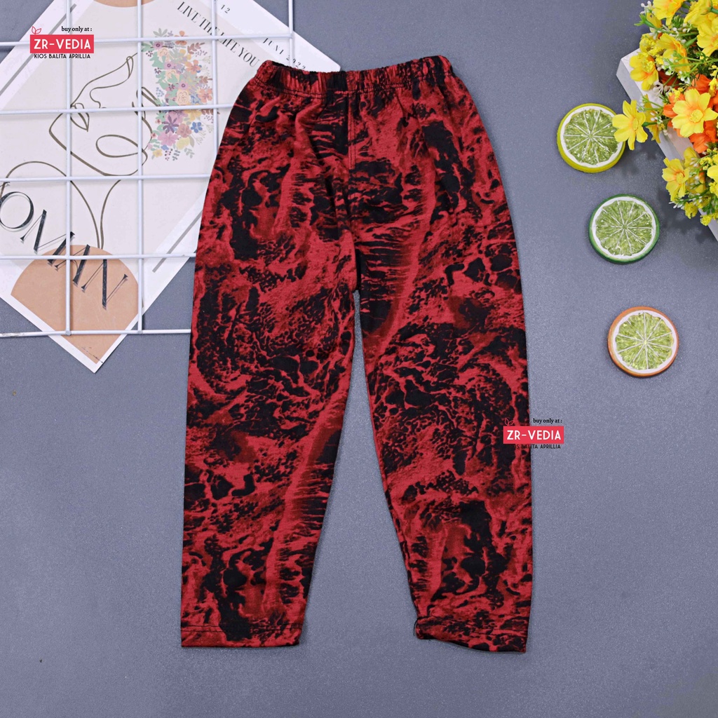 Legging Calvina uk 3-5 tahun / Bahan Kaos Spandek Nyaman Leging Motif Panjang Anak Perempuan Ketat