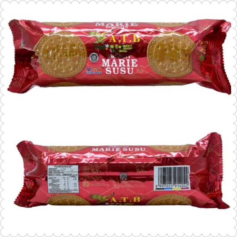 

A.T.B. Biskuit Marie Susu 185 gram