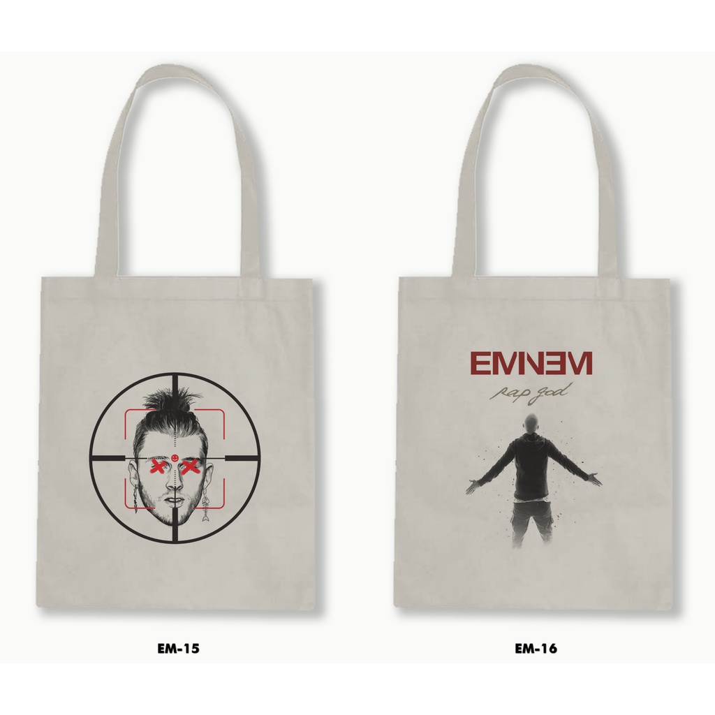 TOTE BAG BLACU - EMINEM 01