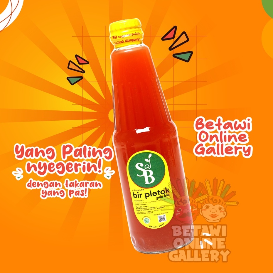 Bir Pletok Betawi Botol Kecil SB 300 ML