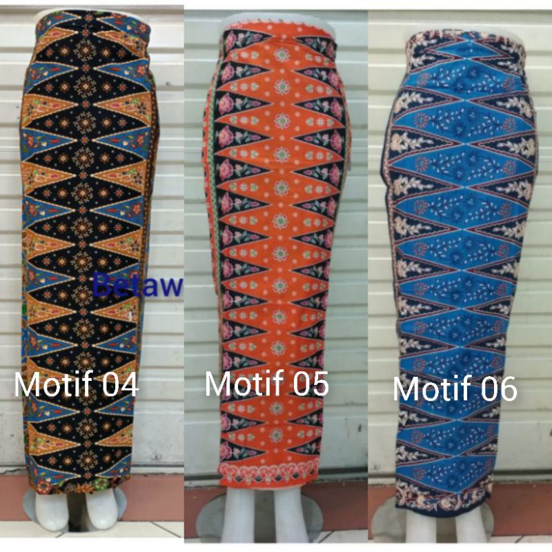 ROK TUMPAL ENCIM/ROK BAWAHAN KEBAYA ENCIM MOTIF BATIK