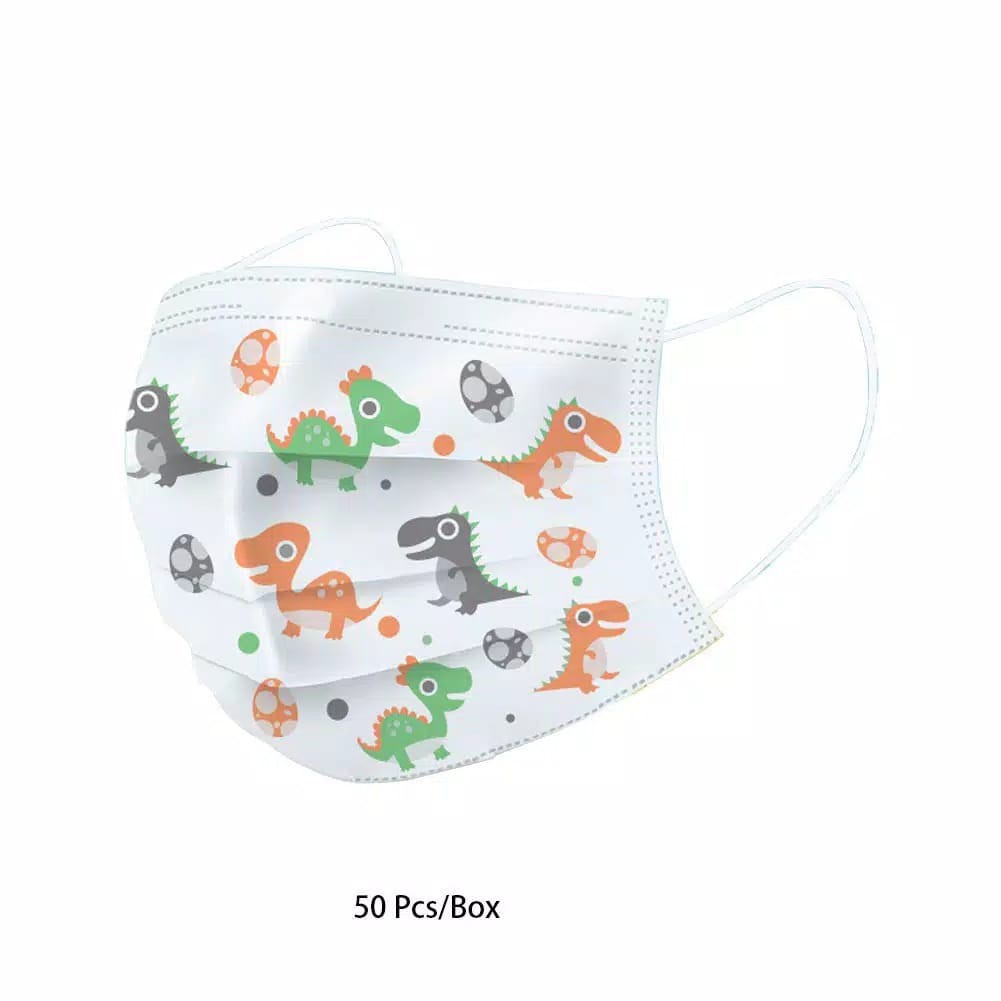 ♥TMALL88♥MASKER ANAK 3PLY / ISI 50PCS PERBOX / MOTIF BERKARAKTER