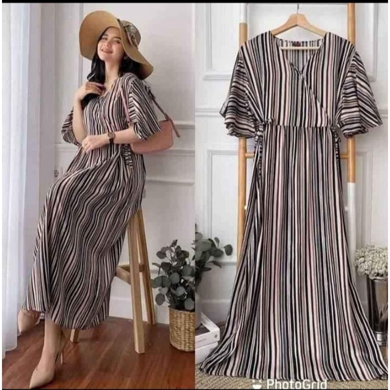 Dress daster | daster andin motif | daster murah | daster full kancing | daster terbaru | salur | ga