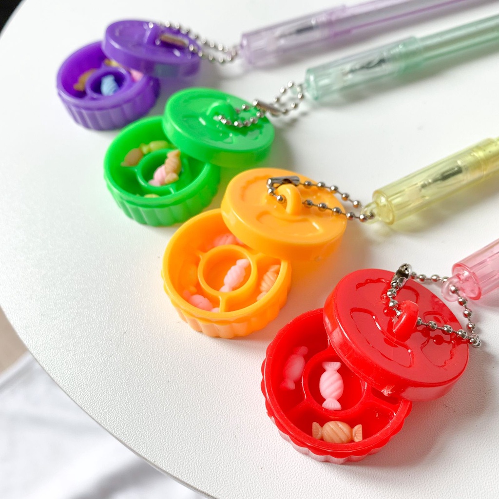 PEN LUCU GANTUNGAN PERMEN WARNA WARNI PUPLEN GEL IMUT PREMIUM QUALITY HARGA TERMURAH BISA GROSIR COD