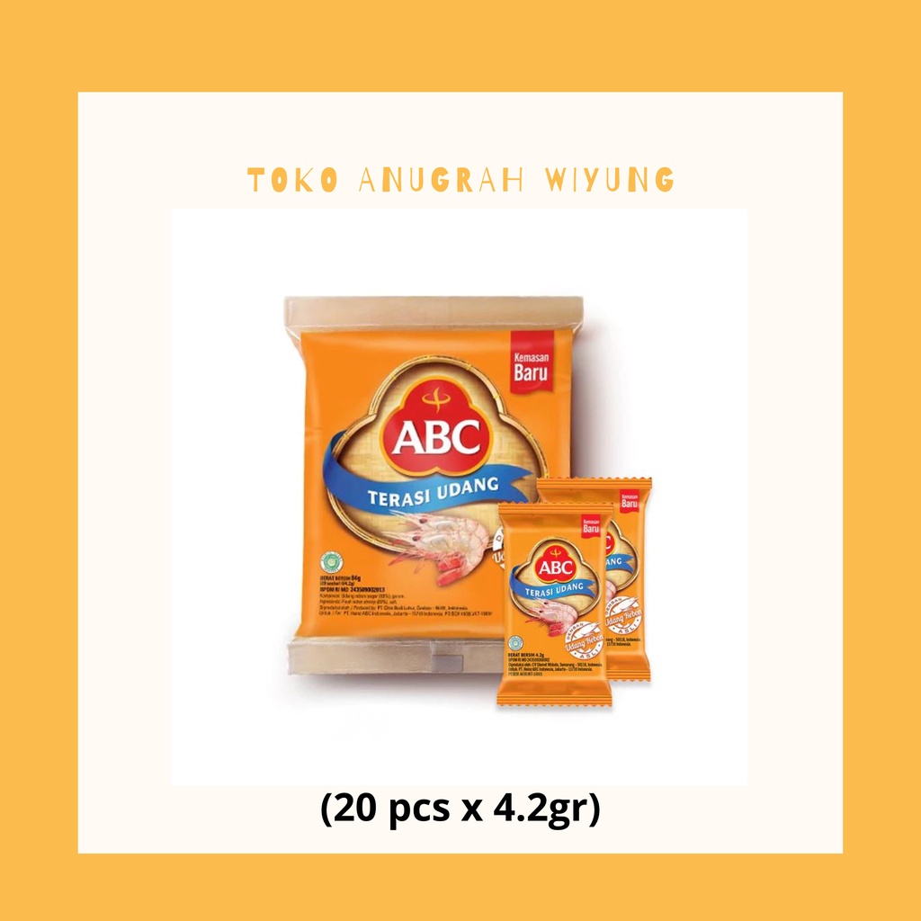 

Terasi Udang ABC Sachet/Renteng (Isi 20)