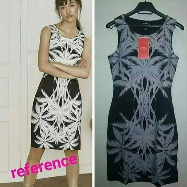 Pomelo by tex saverino palm dress