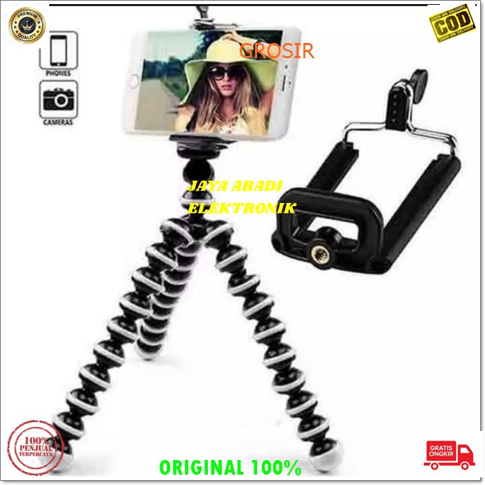 J134 TRIPOD MINI LIPAT GORILA HOLDER U KAKI TIGA MONOPOD PEGANGAN HP KAMERA CAMERA PENYANGGA DUDUKAN POD MOBILE ORIGINAL TRIPOD SPIDER MINI HOLDER U LIPAT KAKI TIGA MONOPOD FLEXSIBLE UNIVERSAL NAMUN TETAP KOKOH PENYANGGA HANDPHONE