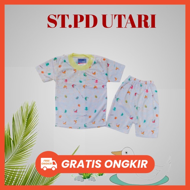 setelan baju bayi lengan pendek LITANY