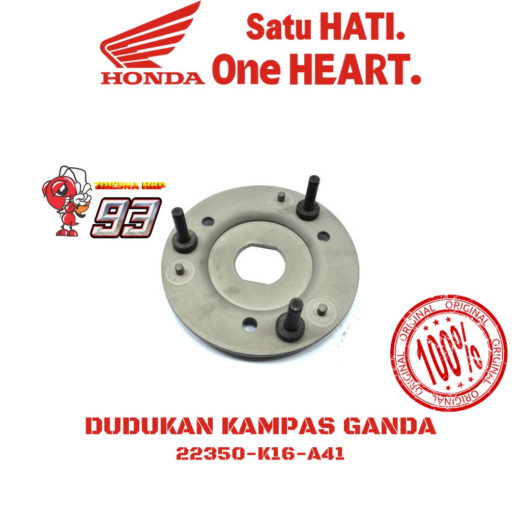 22350-K16-A41 DUDUKAN KAMPAS GANDA BEAT ESP SCOOPY ESP ORIGINAL | PLATE COMP DRIVE 22350K16A41