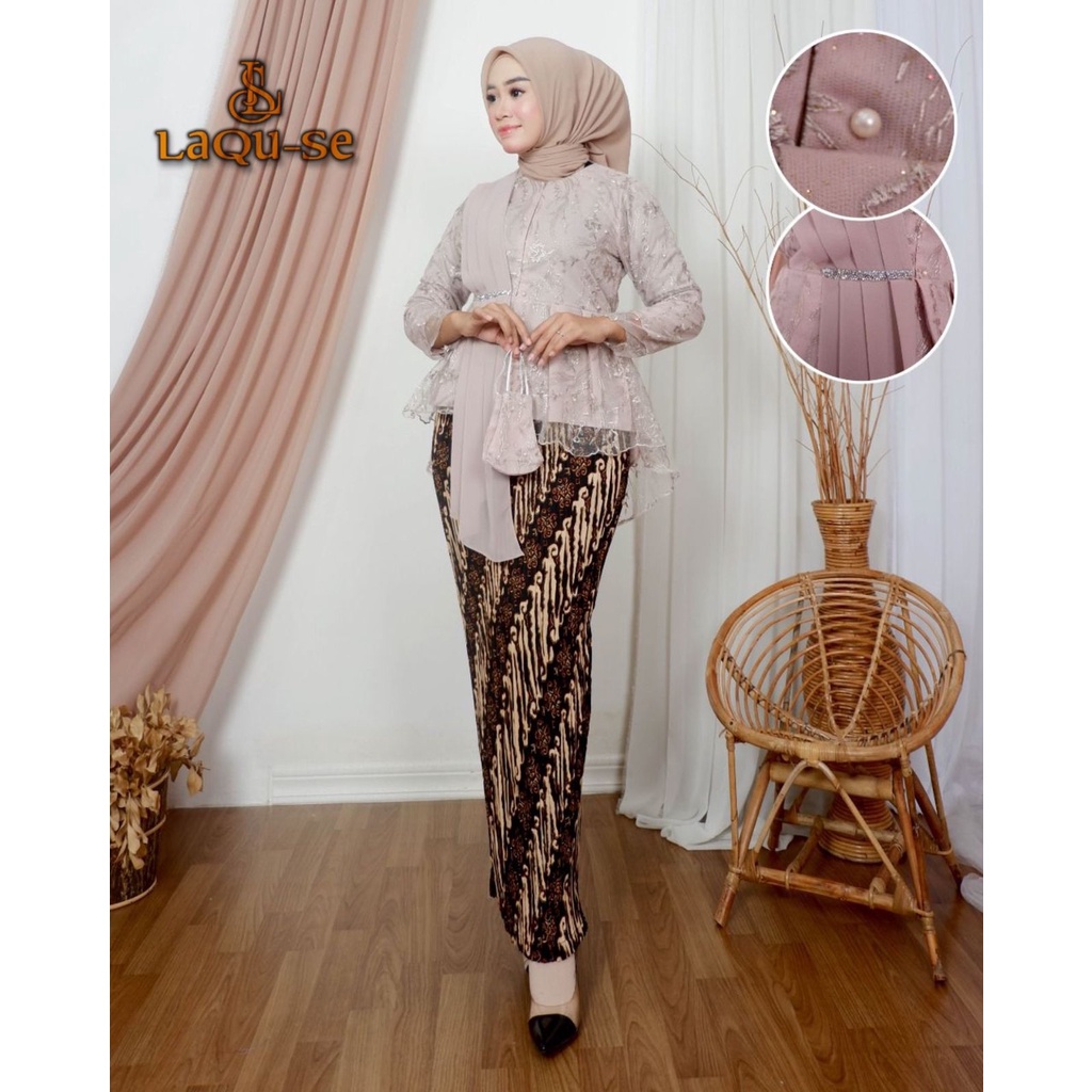 Stelan Kebaya Wisuda Baju Kondangan Kebaya Modern Set Kebaya Terbaru By Laquse Kebayaa