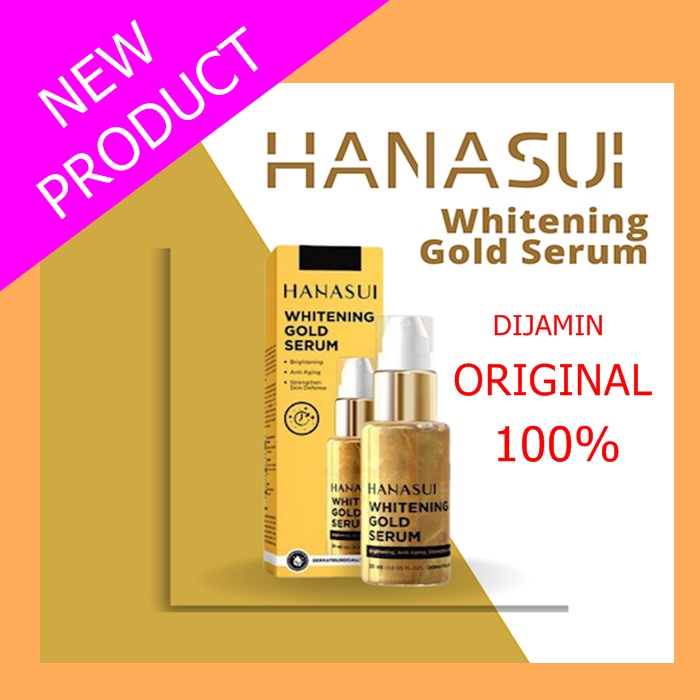 HANASUI SERUM GOLD BPOM AMPUH MENGATASI WAJAH BERKERUT FLEK HITAM KANTUNG MATA HITAM BPOM