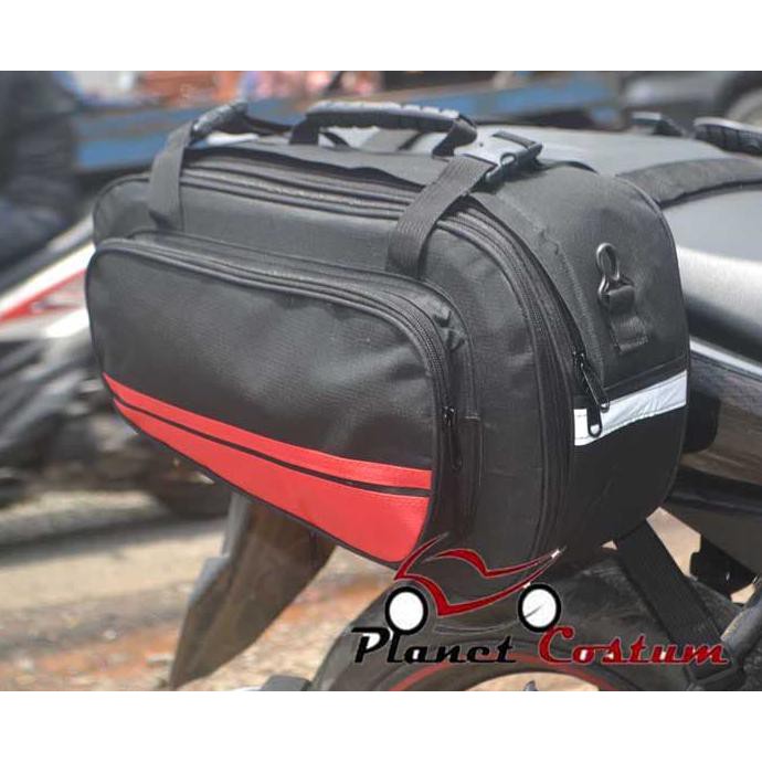 Side Bag Oval / Sidebag Motor / Tas Samping Motor Original Xtrail Promo Gila
