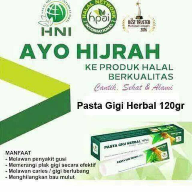 Produk HPAI / Pasta Gigi Herbal HNI HPAI