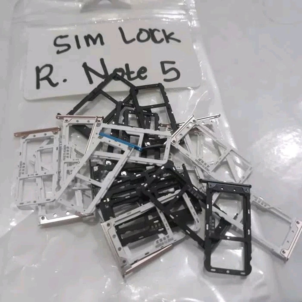 Simlok Slot Sim Card Simtray Xiaomi Redmi Note 5 - 5 Pro original