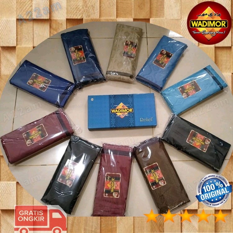 Motif Relief S28-10 Kain Sarung Tenun WADIMOR Original