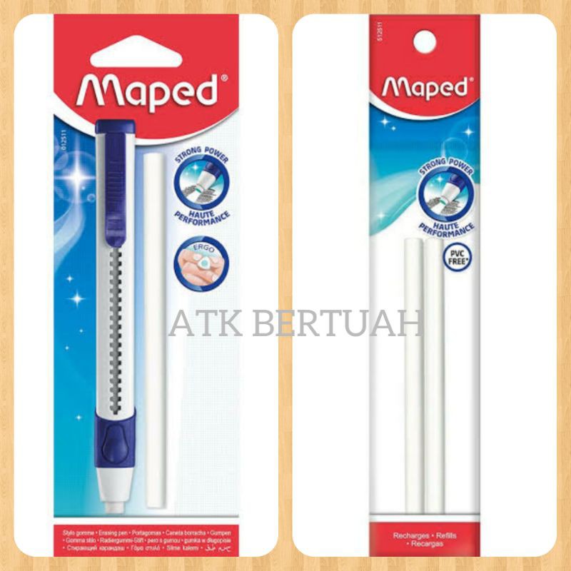 

MAPED CIRCULAR GOM PEN ERASER PENGHAPUS PENSIL MEKANIK