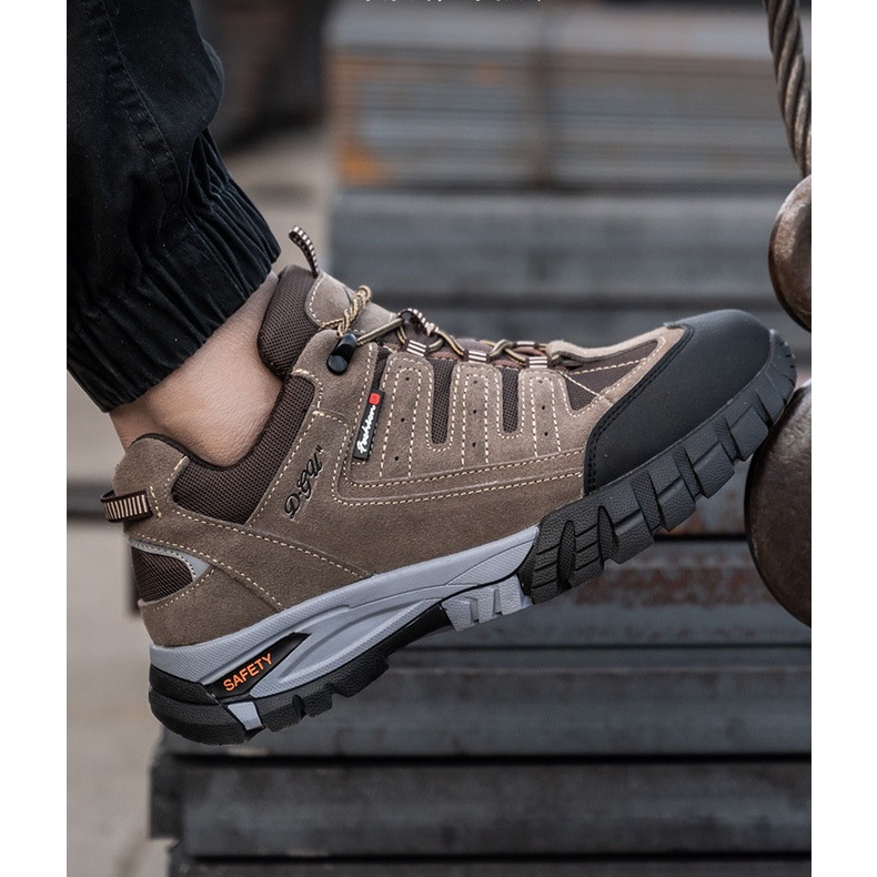 Sepatu Safety Ujung Besi Sepatu Septi Sepatu Sefty Sepatu Safety Shoes Middle Cut - SSSMCC06