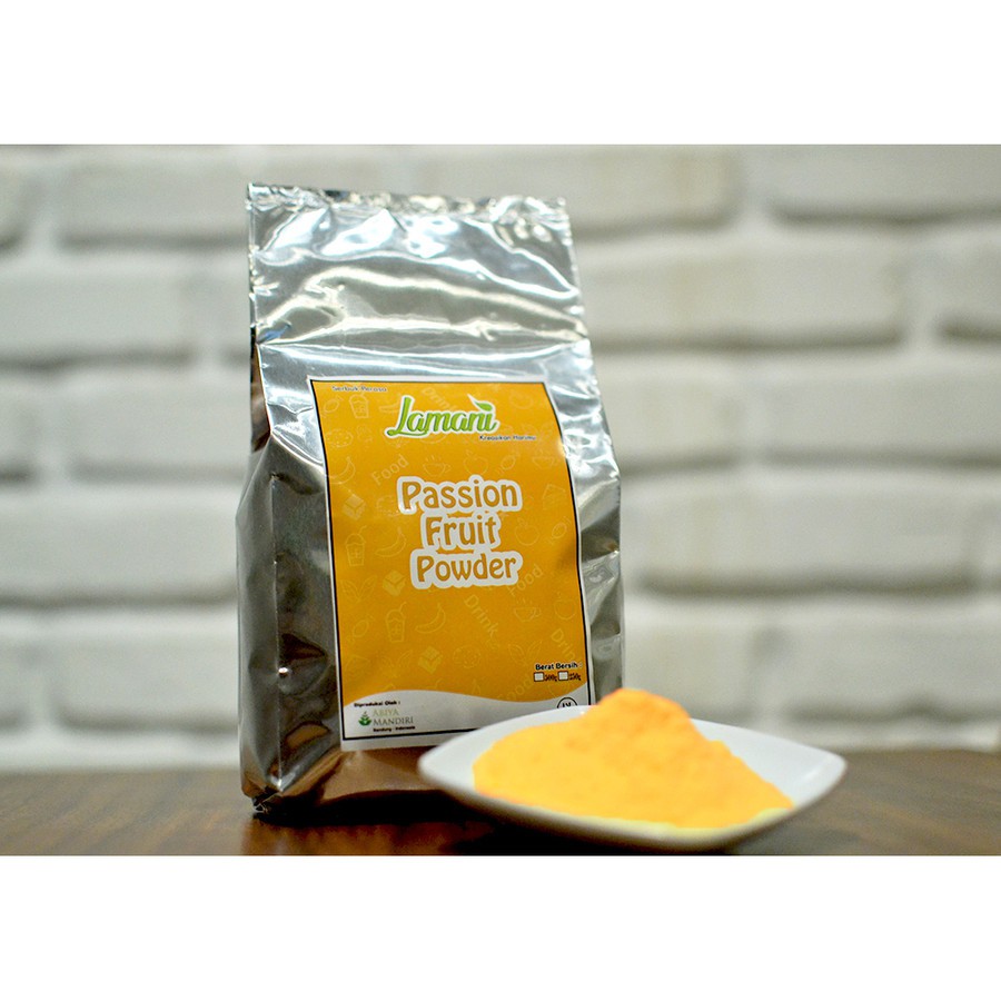 

BUBUK MINUMAN PASSION FRUIT POWDER/MINUMAN RASA/MINUMAN KEMASAN/BUBUK MARKISA/SERBUK MINUMAN/LAMANI