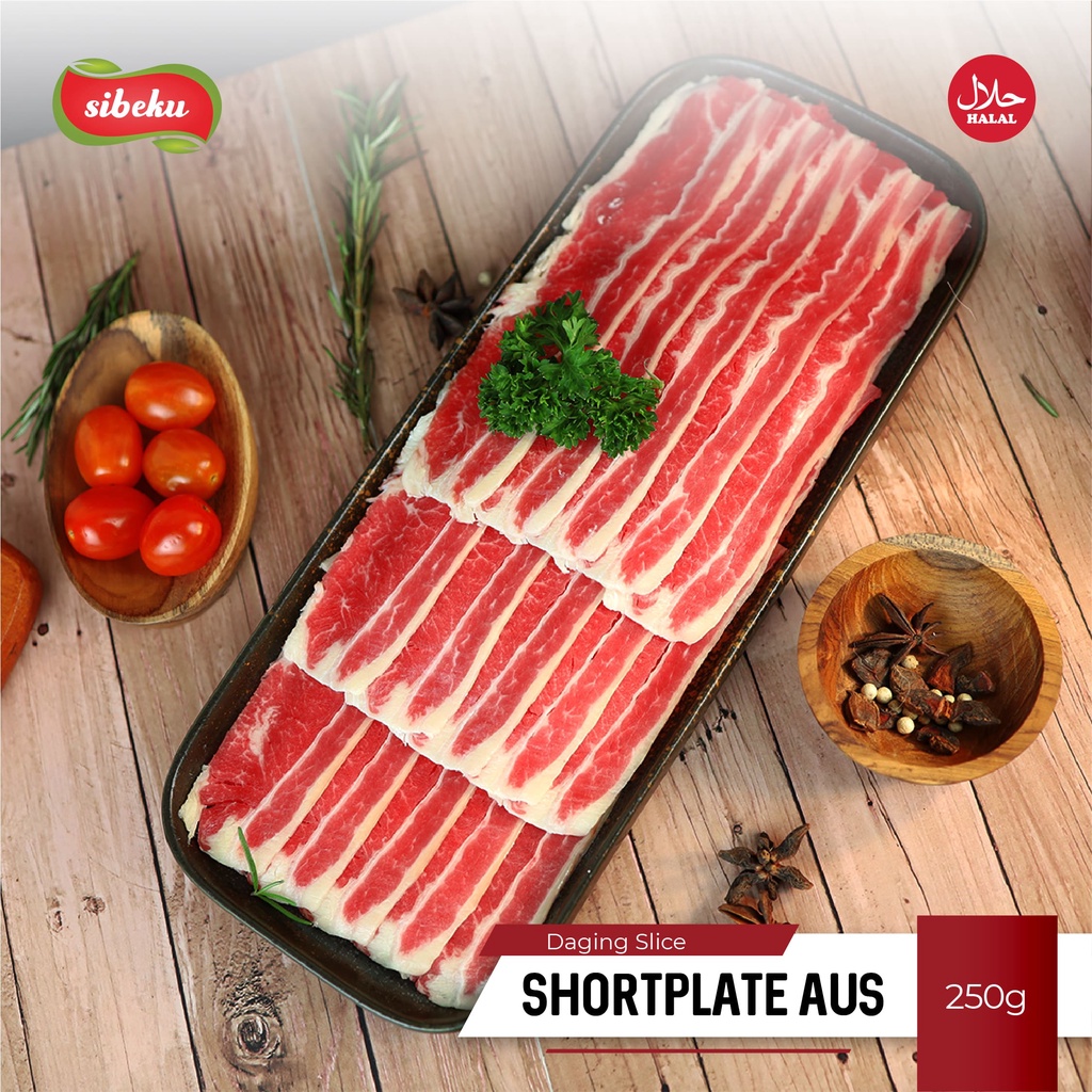 

Daging Sapi Slice Shortplate Halal dan Higienis 250 gram Australia