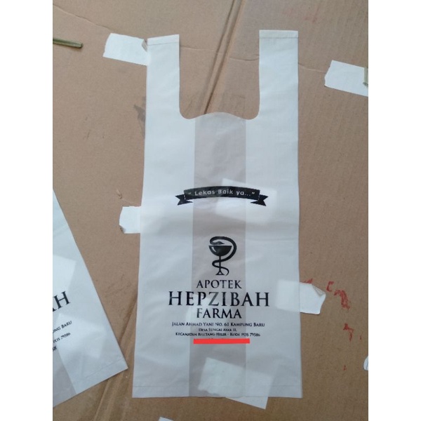 Plastik Kresek Tebal Uk 15 Sablon Custom Desain