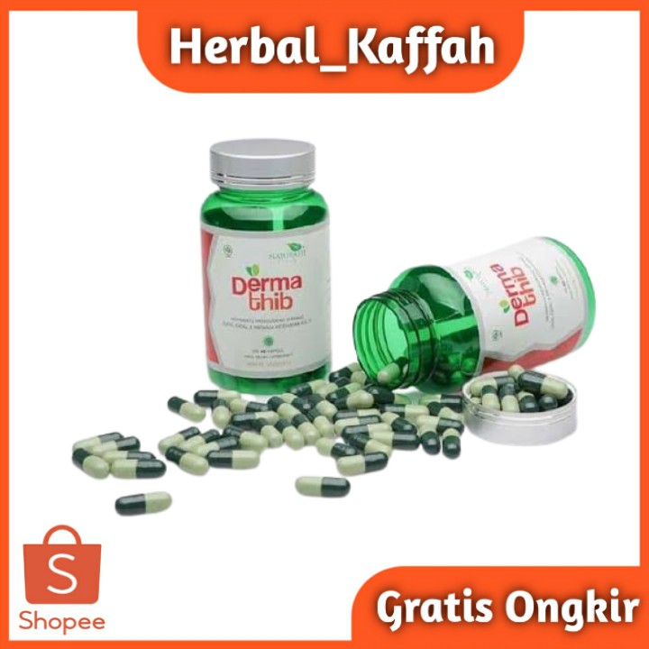 Dermathib NATURAFIT Kapsul Obat Jerawat Gatal Penyakit Kulit Herbal Kapsul