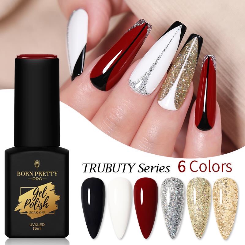 BORN PRETTY TRUBUTY SERIES 6 WARNA NAIL GEL POLISH 15ml