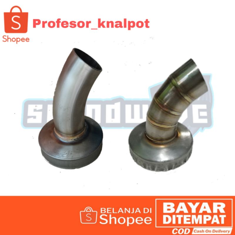 corong ujung knalpot ninja rx king fiz r stainless