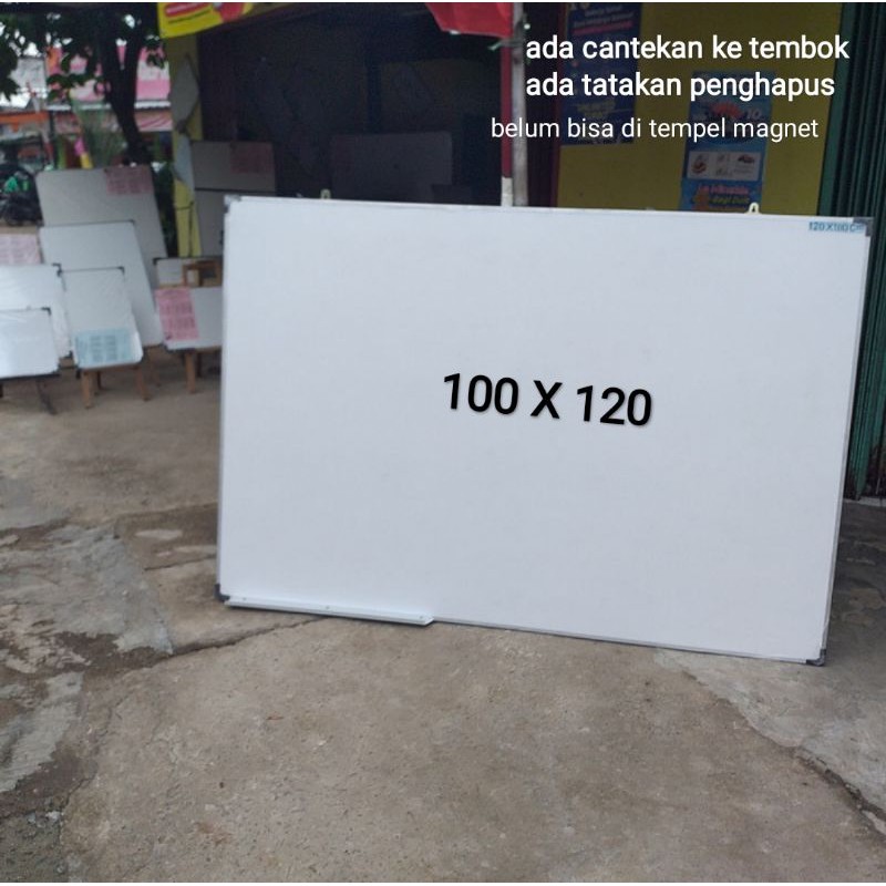 

whiteboard gantung 100 x 120 cm papan tulis 100x120 cm magnet