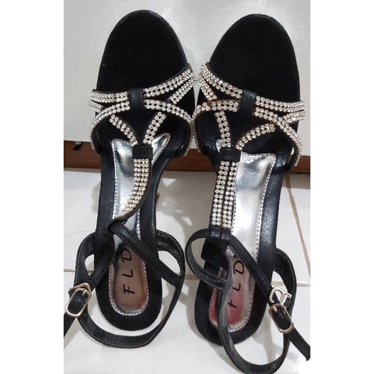 FLD - High Heels Wanita/Sepatu High Heels/High Heels Manik/High Heels Pesta/High Heels Tali