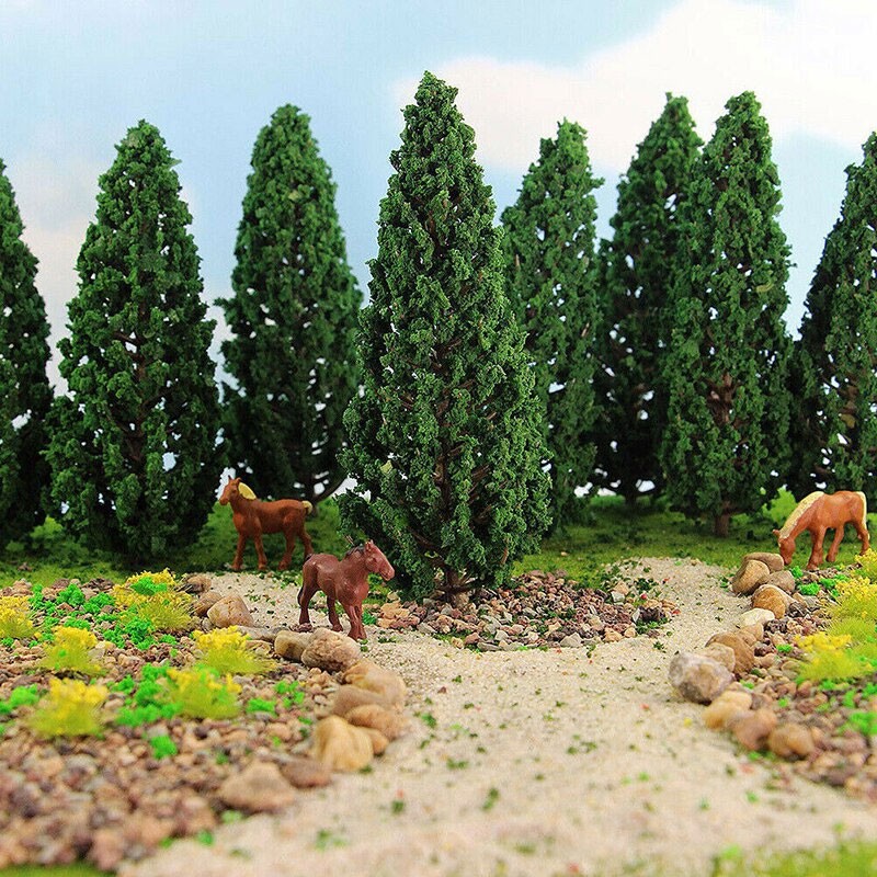 Maket Miniatur Pohon Cemara Berbagai Ukuran - MNB50