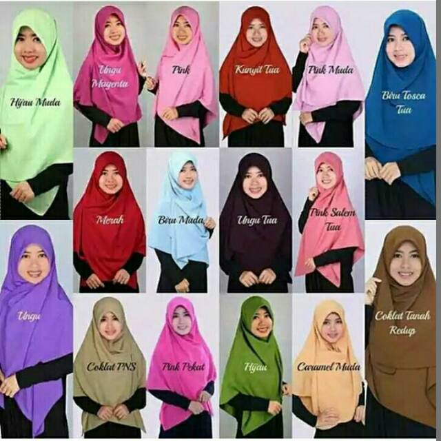 Segiempat wolfis 115x115/ S4 / khimar/jilbab