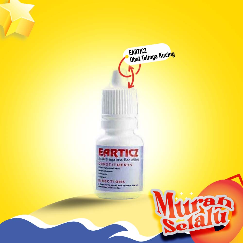 Obat Tungau Telinga Kucing/Anjing EARTICZ 10 ml