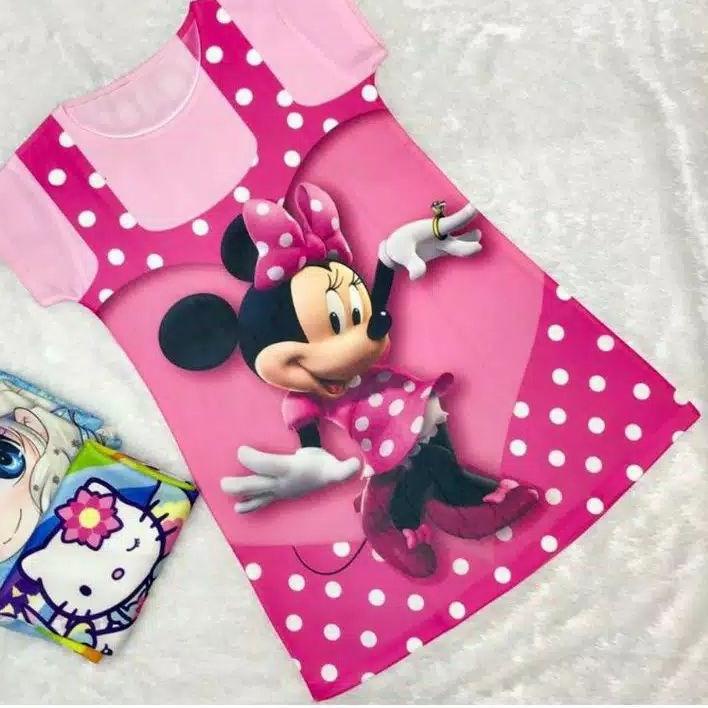 ☚ Dress Anak Minnie / Dress Anak Minnie Mouse / Baju Anak Minnie Mouse ➩