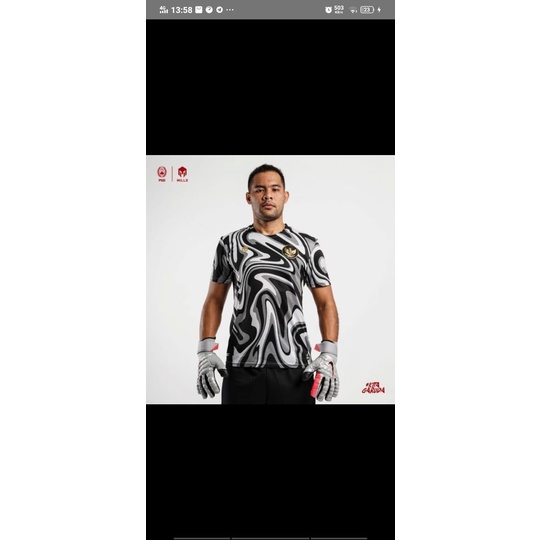Baju kiper timnas mills sz XXL