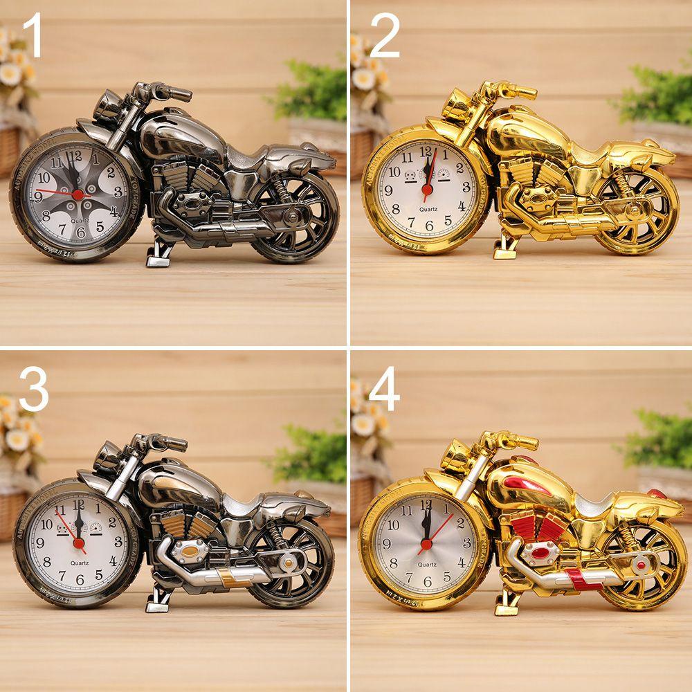 Top Motor Alarm Clock Retro Jam Meja Hadiah Ulang Tahun Ornamen Untuk Anak