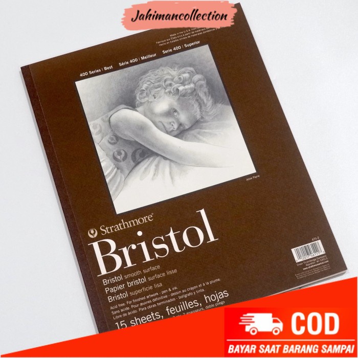 

✨ BISA COD ✨ Strathmore Bristol Smooth Paper Pad 11x14