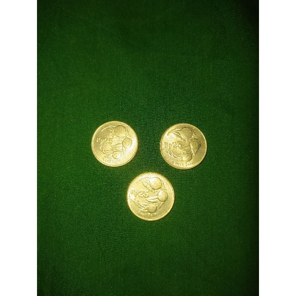 UANG KOIN 25 RUPIAH TAHUN 1996 PER KEPING