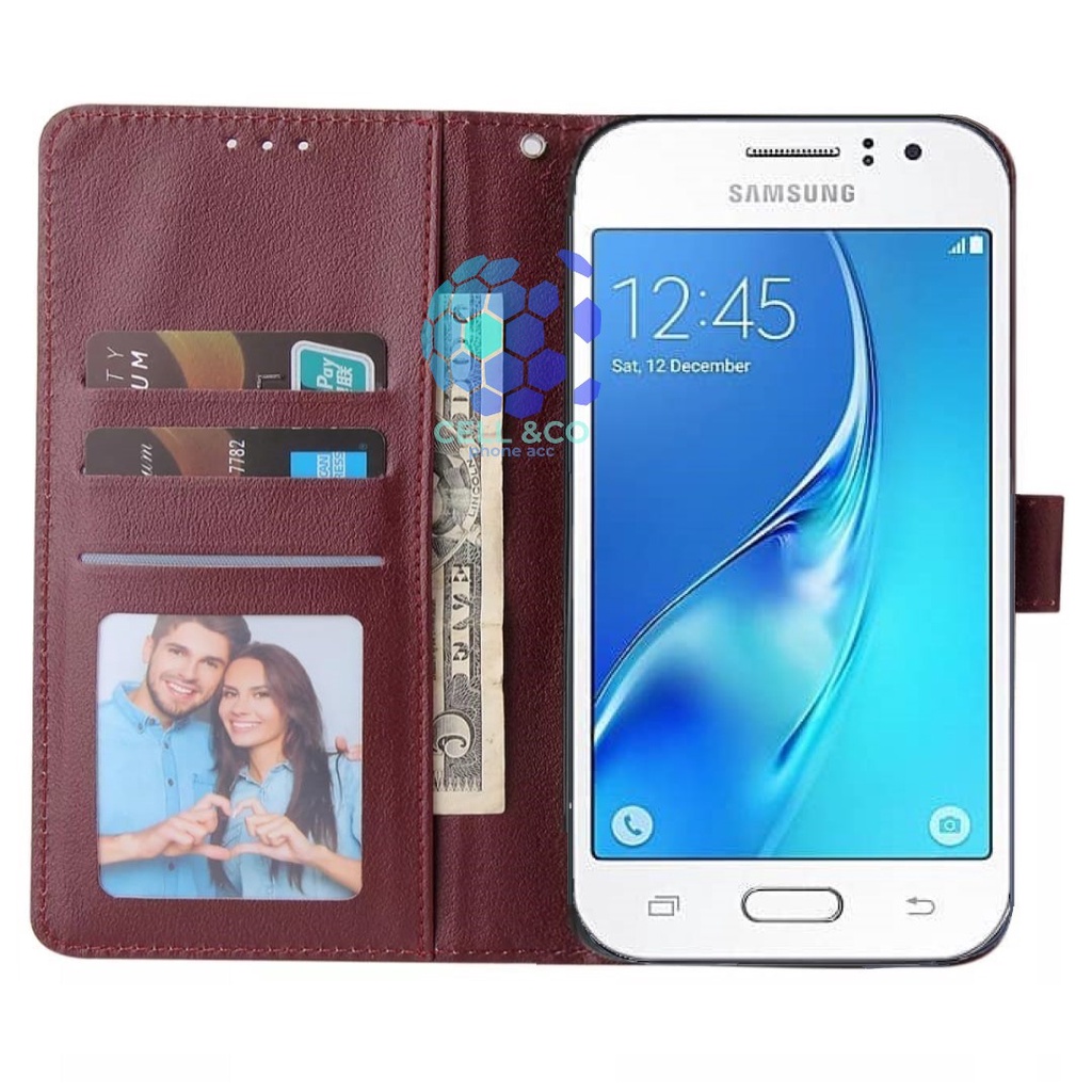 Flip cover SAMSUNG J1 ACE Flip case buka tutup kesing hp casing flip case leather wallet