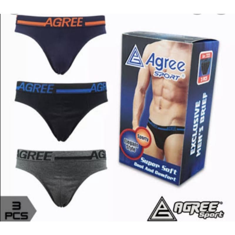 Celana Dalam Pria | Agree 2325 | Harga 3 Pcs*