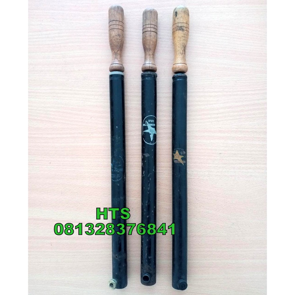 POMPA TANGAN SEPEDA ONTHEL GAGANG KAYU KLASIK ANTIK POMPA TANGAN ONTHEL POMPA ANGIN POMPA ONTHEL