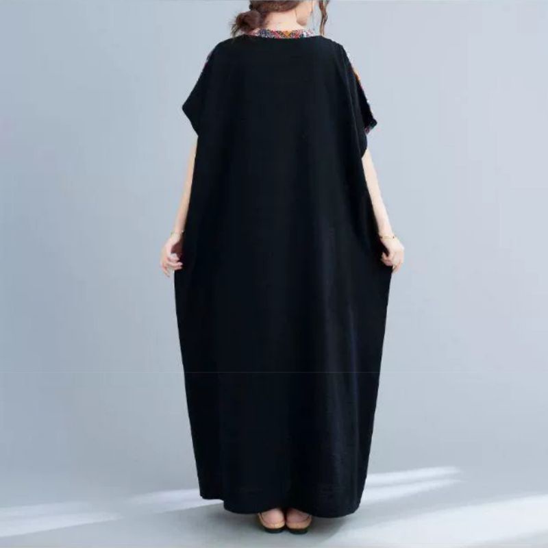 MDLV ~ 91982# Homewear Maxi Dress Maxi Jumbo Import