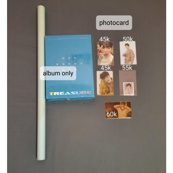 album only photocar treasure effect blue version