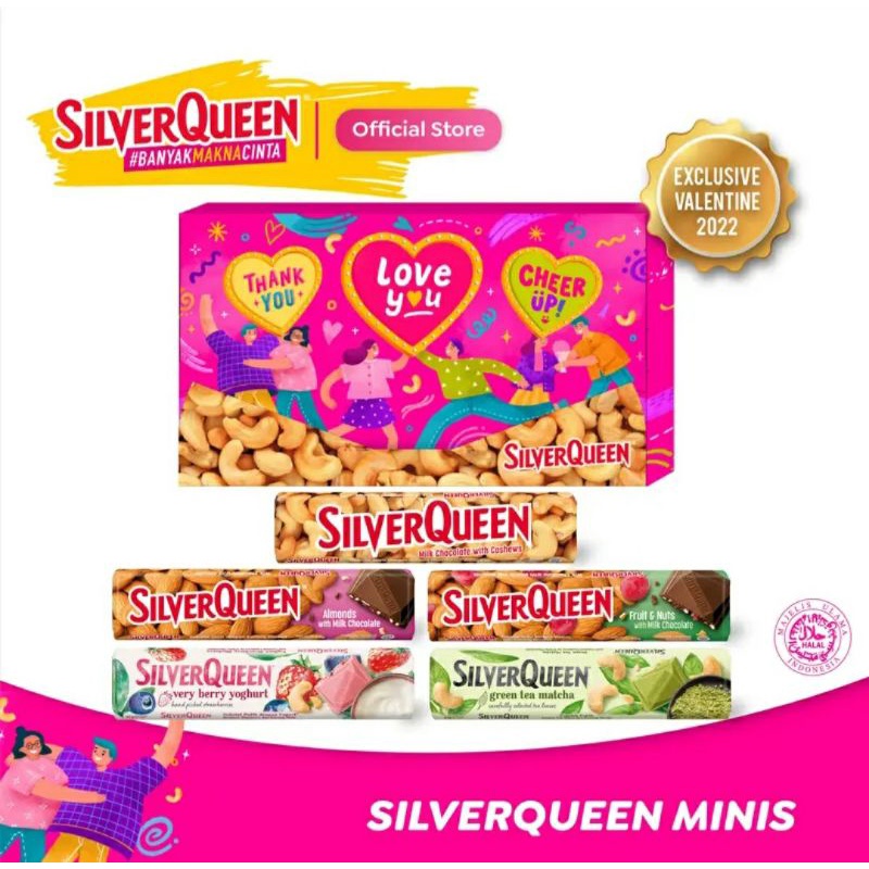 Silverqueen Cashew Almond Chunkybar 30 58 Gram /YS.OLSHOP2020