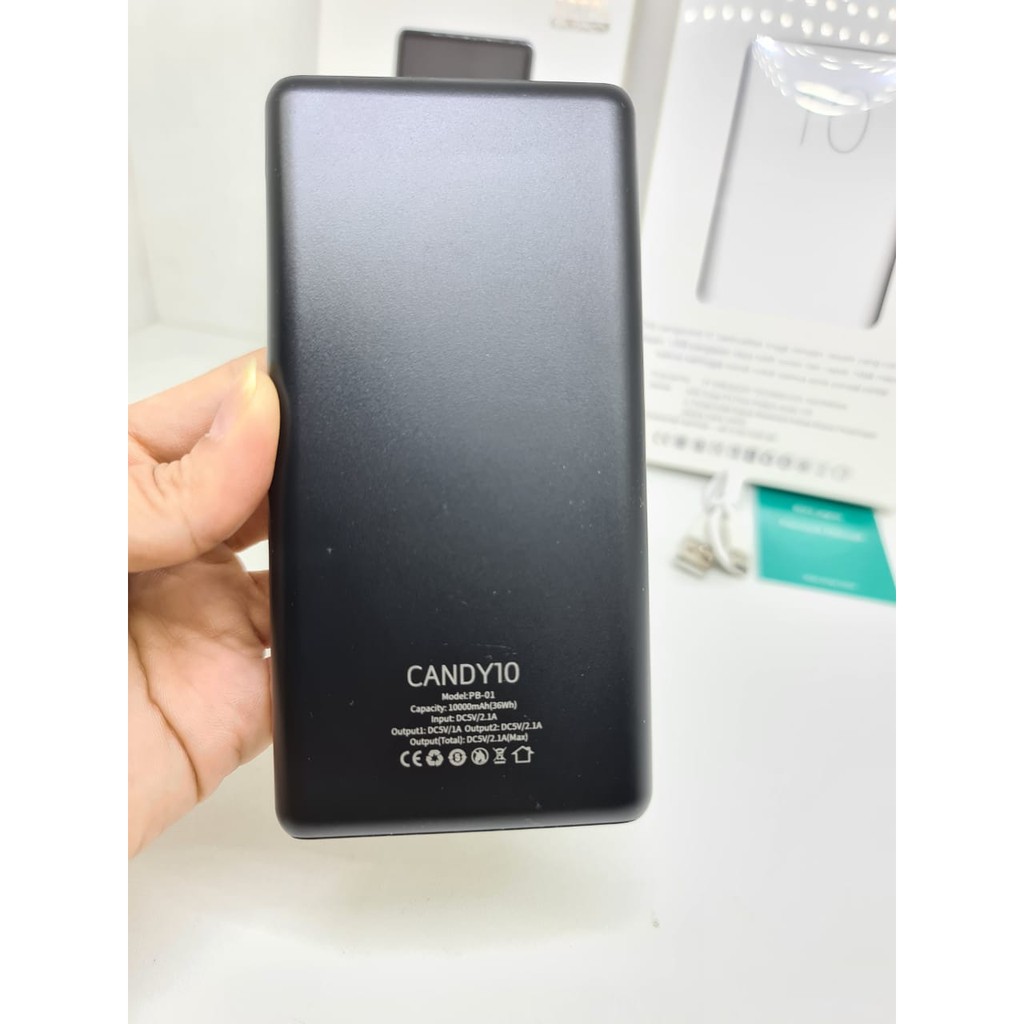 SinLegoo PB-01 PowerBank 10000mAh 2.1A Fast Charging 2 USB GARANSI 1 TAHUN