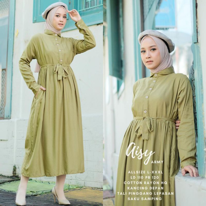 AISY GAMIS MIDI WANITA TERBARU BY ZARRA