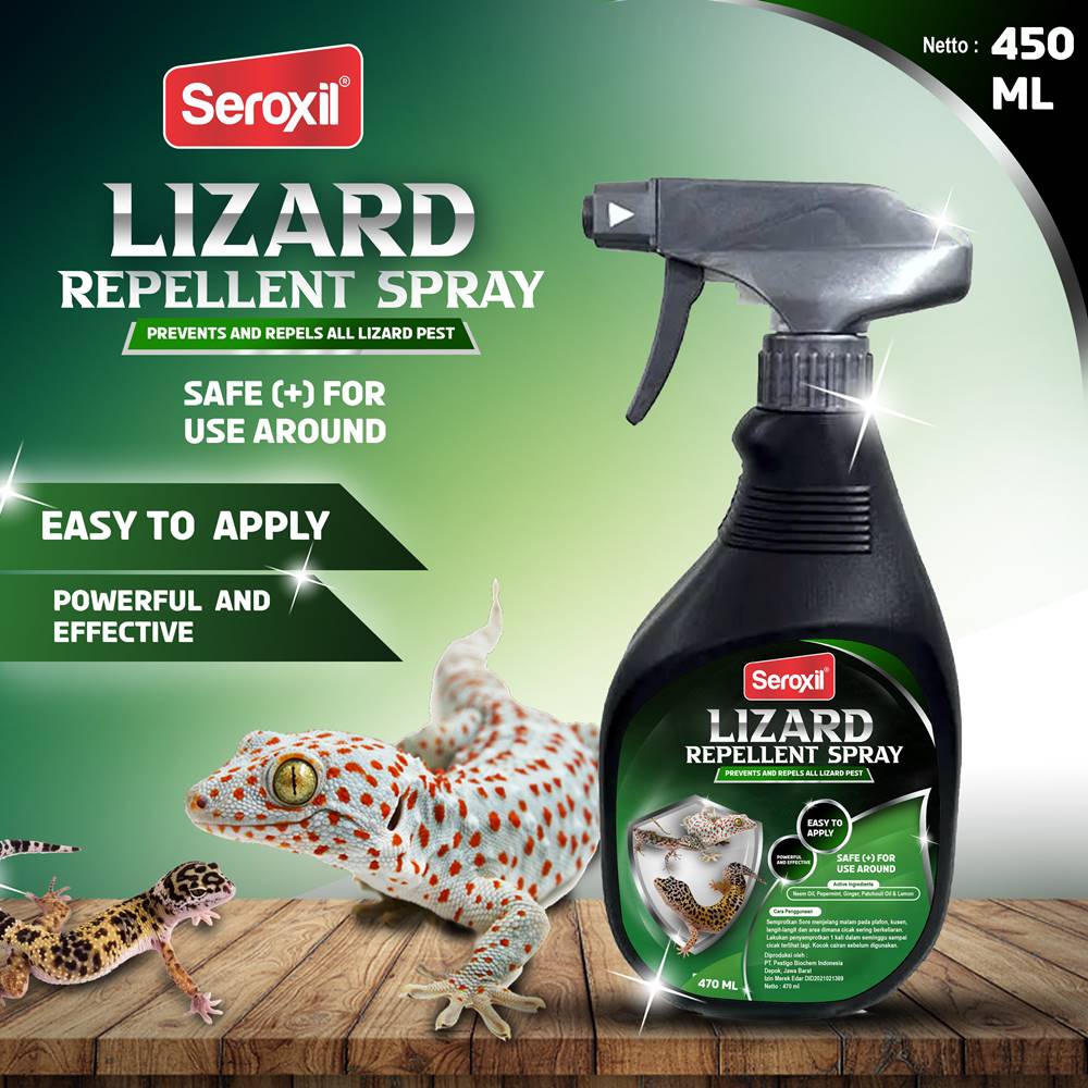 Seroxil Pengusir Cicak Alami Herbal/Lizard Repellent Spray Ampuh 450ml