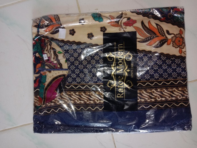 Gamis Batik (gmk E) Katun Sinaran/toyobo Ratoe Modern