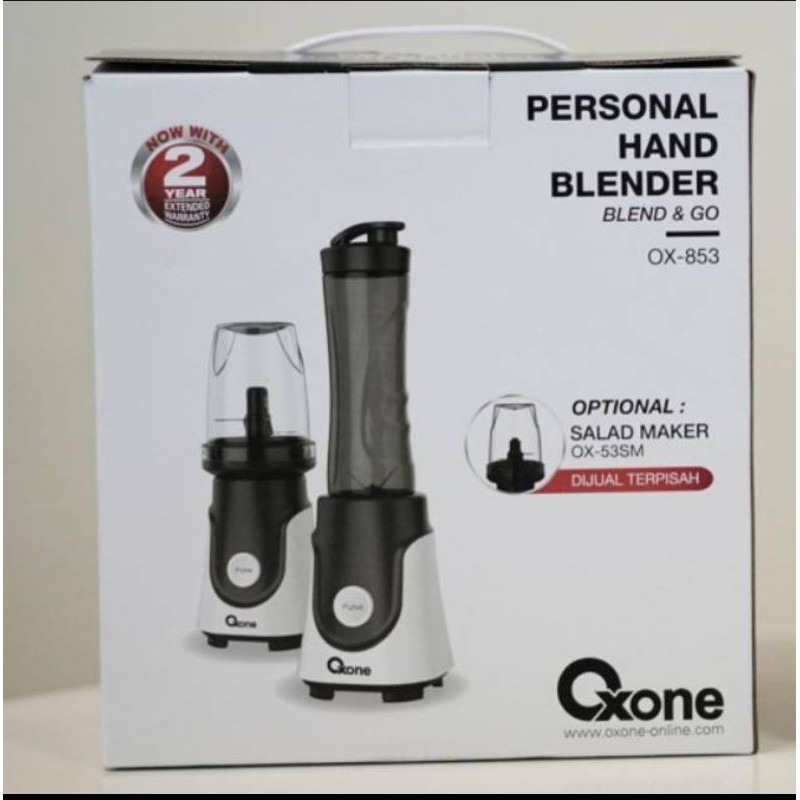 Oxone OX853 Personal Hand Blender OX-853 250 Watt (Pink)