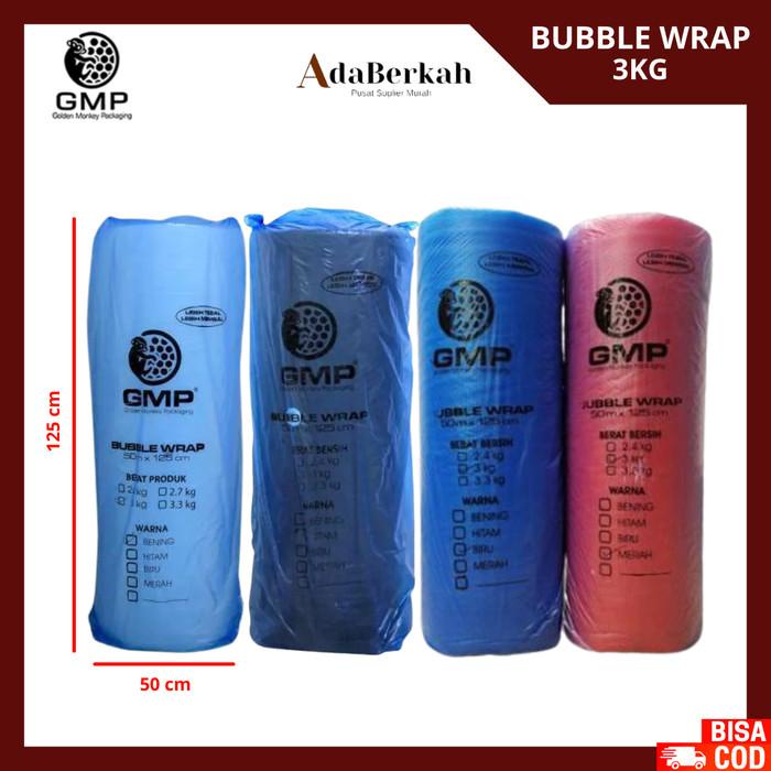 

Wraping Buble Wrap Roll 125Cm X 50M Bening / Hitam Bogor